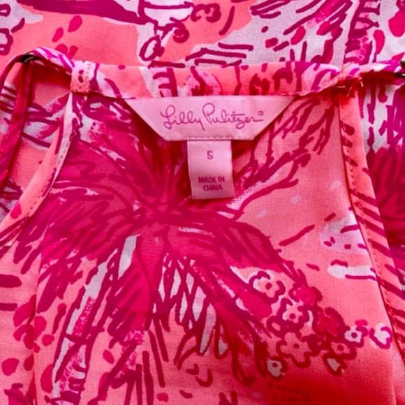 Lilly Pulitzer Silk Tank Top in Rule Breakers - Picture 2 of 7